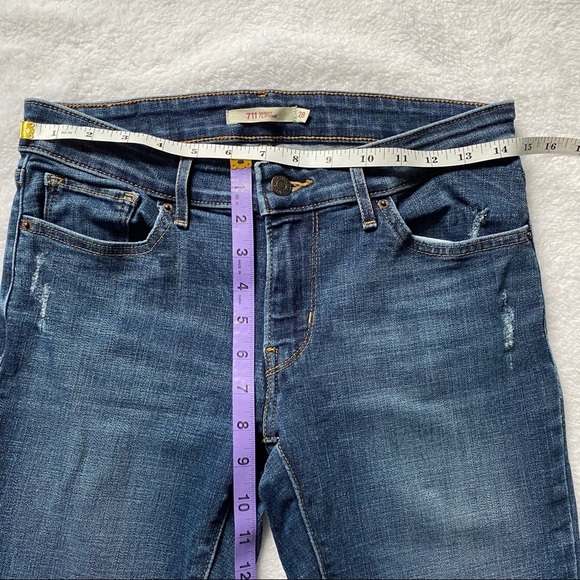 Levi's 711 Skinny Filiforme Mid Rise Women's Jeans - Picture 10 of 12